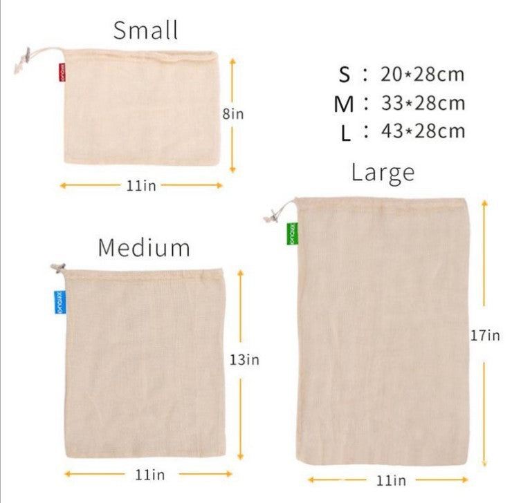 Eco Cotton & Linen Storage Bag ♻