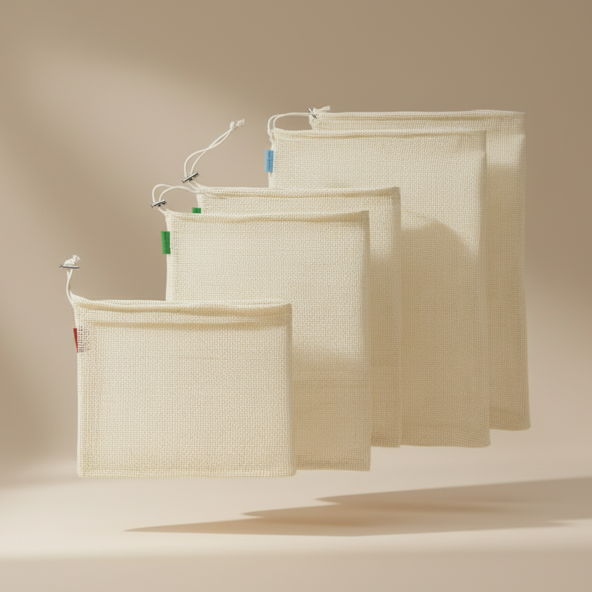 Eco Cotton & Linen Storage Bag ♻