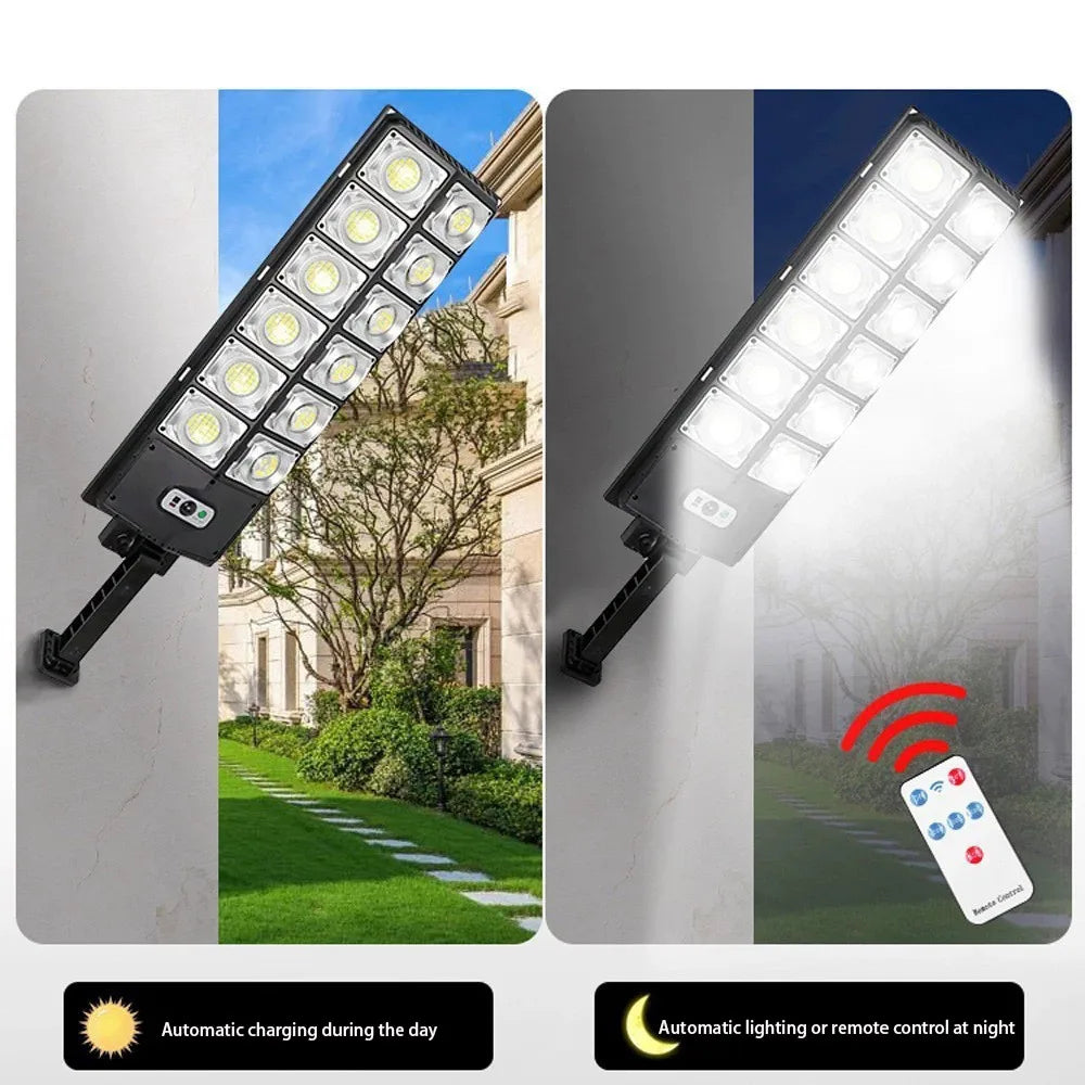 EcoBright™ 8000LM Solar Motion Sensor Wall Light