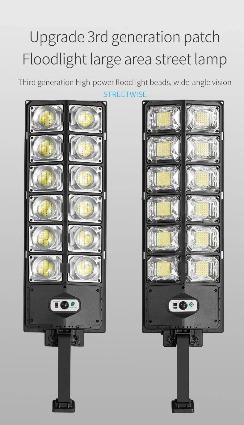 EcoBright™ 8000LM Solar Motion Sensor Wall Light