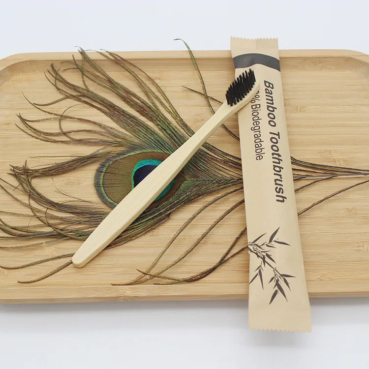Eco Bamboo Toothbrush 100pcs Set ♻