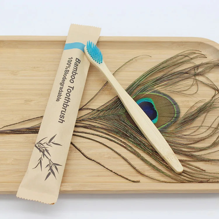 Eco Bamboo Toothbrush 100pcs Set ♻
