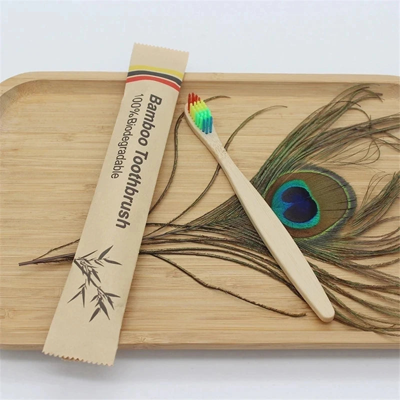 Eco Bamboo Toothbrush 100pcs Set ♻