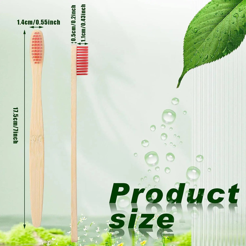 Eco Bamboo Toothbrush 100pcs Set ♻